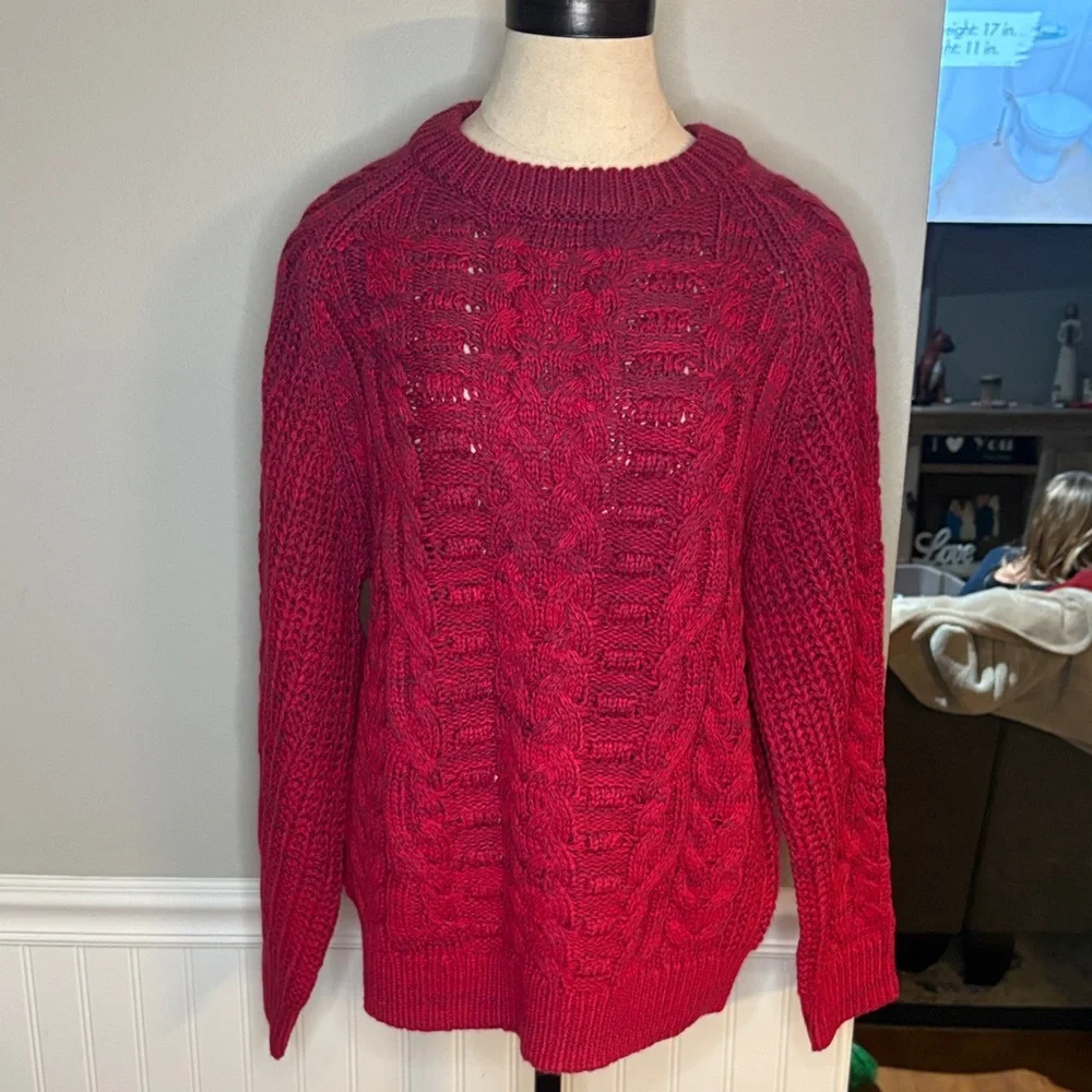 Sundance Women's Deep Red Sweater - Picture 1 of 4